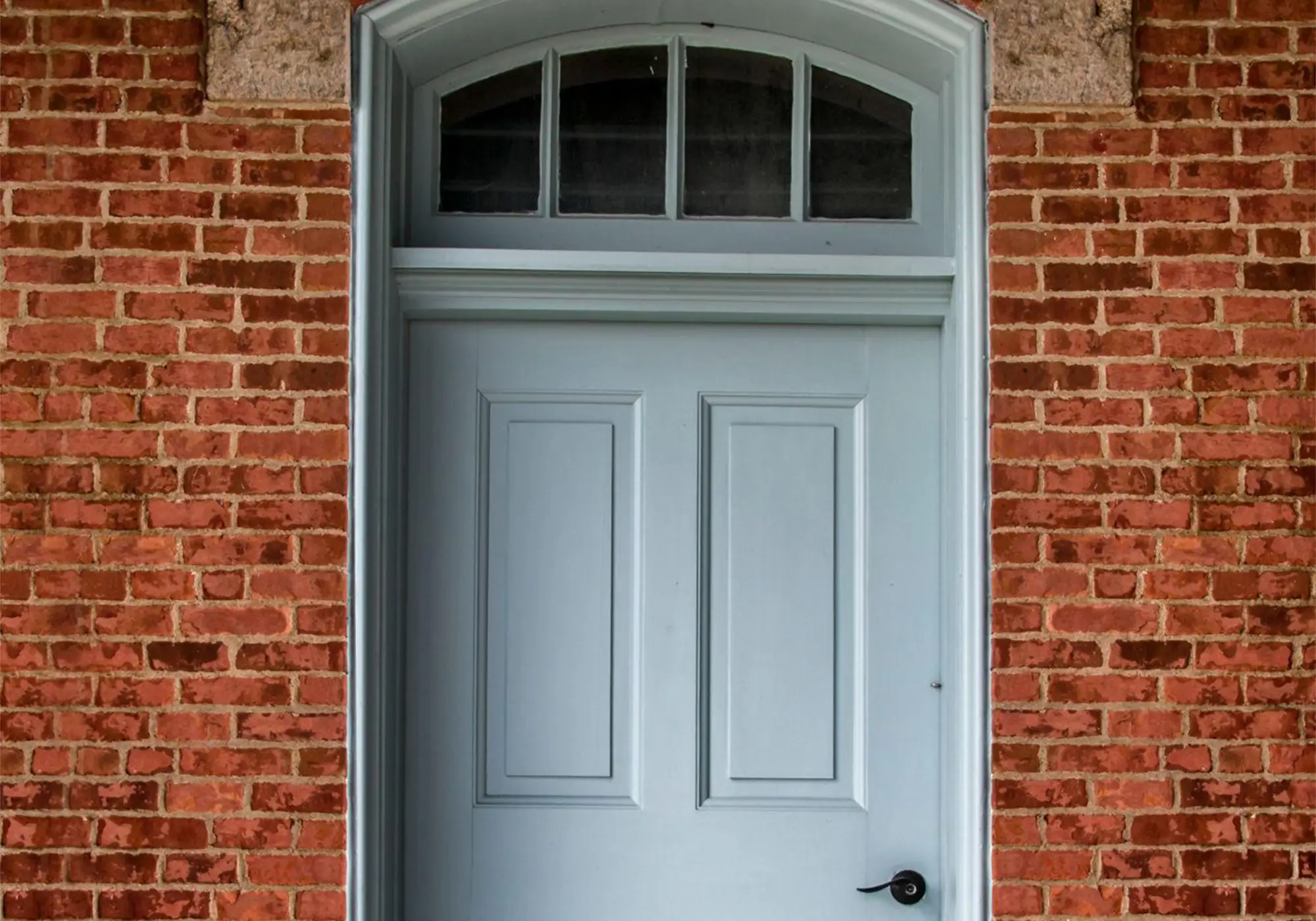 front door with sky light