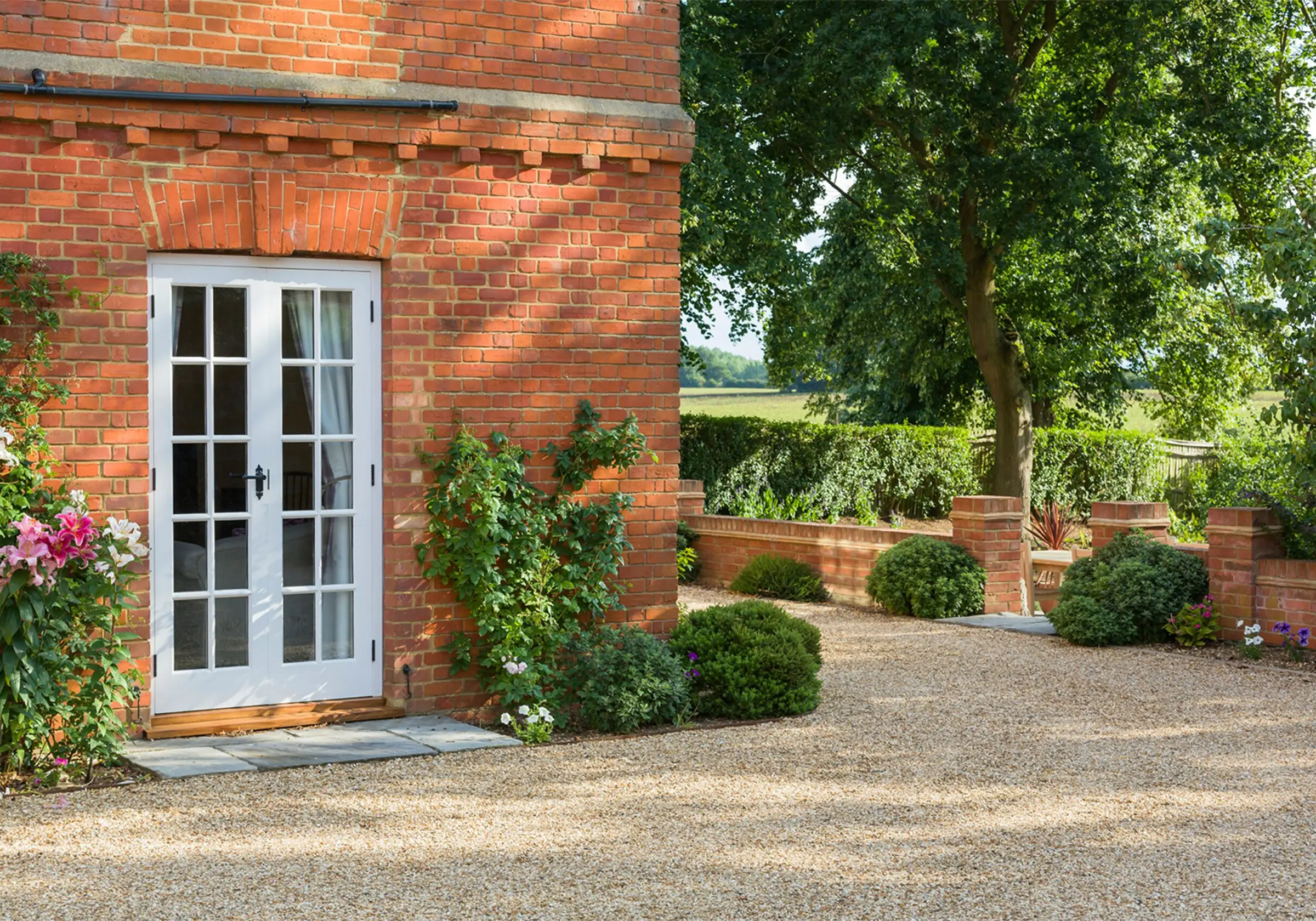 french doors from the outside