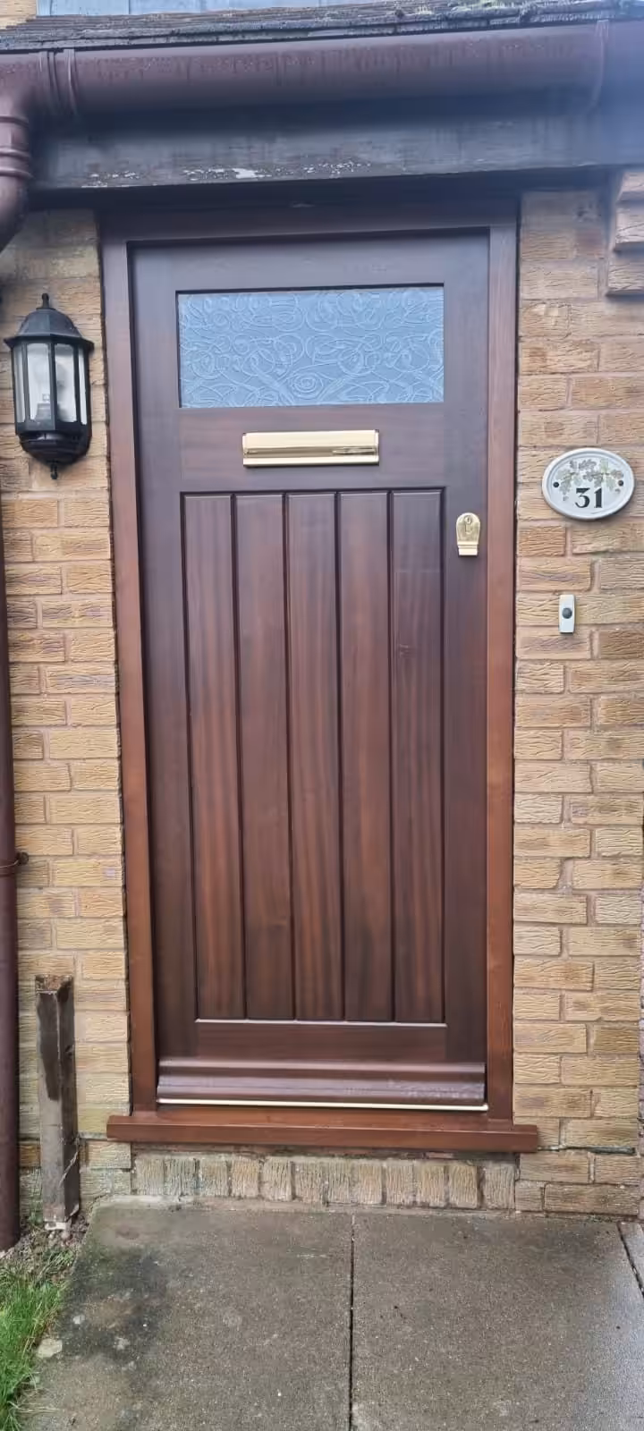 sapele front door